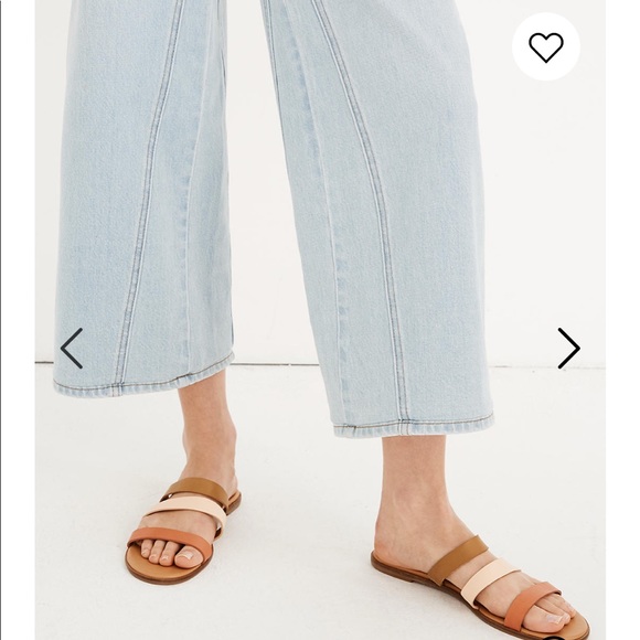 NEW • Madewell • High Waist Pieced Wide Leg Jeans - Picture 4 of 8